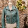 Superdry women's Super Blake leather bomber jacket. Size XS EU 34-36 UK 6-8 Measurements in the photos Image 3