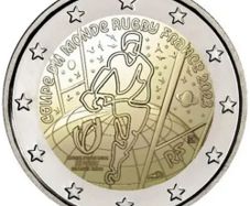 France 2 Euro Commemorative Coin 2023 - Rugby World Cup. UNCIRCULATED