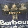 Barbour navy wax jacket small size 10 Image 6