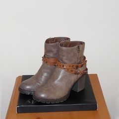 Brown Biker Style Boots size 6