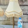 Vintage Brass Column Table Lamps Image 4