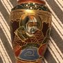 Japanese Satsuma Moriage vase 5" Image 3