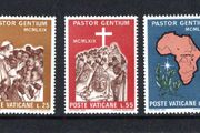 1969 Vatican City The Journey of Pope Paul to Africa Commemorative Stamps Mint Never Hinged (MNH)