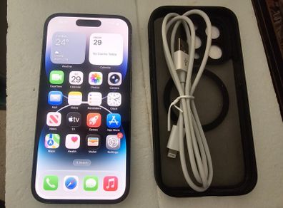 Apple iPhone 14 Pro 128GB Space Black Unlocked  80% BH
