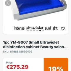 Uv Sterilizer suitable for salon use