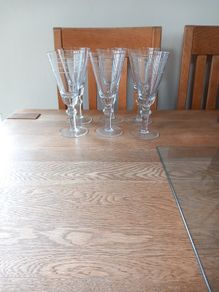 Newbridge White Wine Glasses  x  6