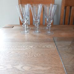 Newbridge White Wine Glasses  x  6