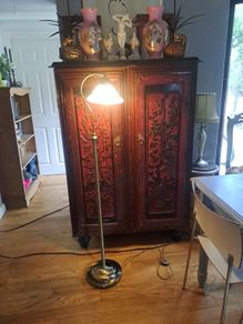 Bronzed brass Floor Lamp
