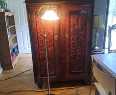 Bronzed brass Floor Lamp