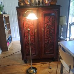 Bronzed brass Floor Lamp