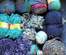 Knitting Yarn ( In Blues )