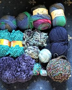 Knitting Yarn ( In Blues )