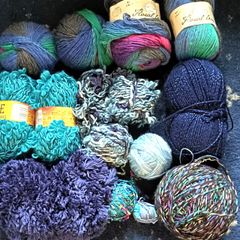 Knitting Yarn ( In Blues )