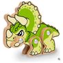 Jurassic World Wooden Dinosaurs 3 Pack Image 6