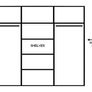 Large Sliding Mirror Wardrobe Image 2