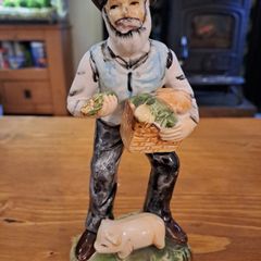 Vintage farmer figurine