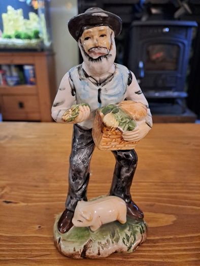 Vintage farmer figurine