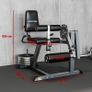 Seated Leg Extension and Curl Machine, Adjustable Leg Raise Machine and Curl Machine with Plate Loaded for Hip, Thigh, Lower Body Workout Image 2