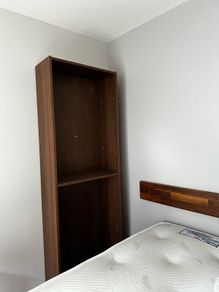 tall bookshelf with 6 adjustable shelves