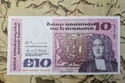 10 Pound B Series 13/10/81 Irish Note