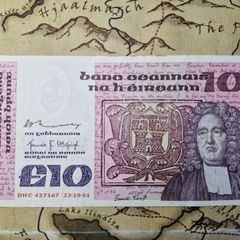 10 Pound B Series 13/10/81 Irish Note