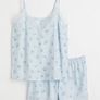 H&M satin sheer pyjama set Image 5