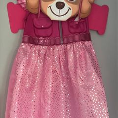 F+F Nickelodeon Paw Patrol Skye girls fancy dress costume Age 3-4 EUC