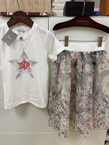 D girls t-shirt and shirt set 3yrs
