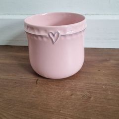Pink plant pot