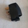 Plug Socket Adapter Type E/F (Schuko) to Type G (UK/IRE) Black Image 2