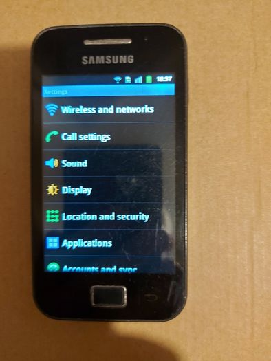 Samsung Galaxy Ace, Model GT-S5839i, 8GB, very good condition