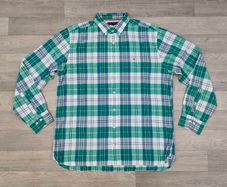 Tommy Hilfiger Button Down Check Shirt Mens XL