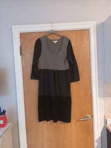 Monsoon  Knit Long Sleeved  Dress. S. Large - 14-16.   New- No Tag.