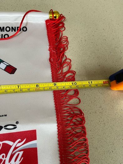 Coca Cola Italy 90 World Cup Pennant