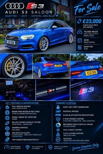 Audi S3 Saloon