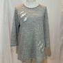 Tivoli of Ireland grey knit tunic style jumper. Size:Small Image 5