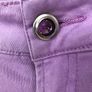 Girls Purple Denim Shorts Image 3