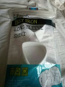 2pk Easy Iron Long Sleeved Shirt