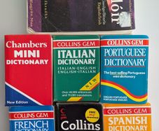 Various dictionaries and focloir - individually priced