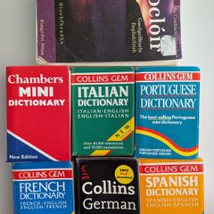 Various dictionaries and focloir - individually priced