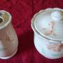 Boots Poppy Vase and Trinket Bowl With Lid Made In England Image 2