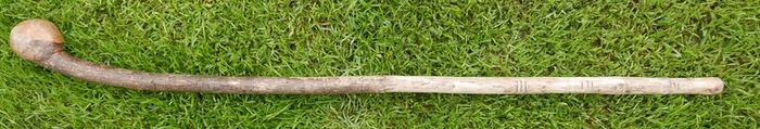 Traditional wooden shillelagh - rustic walking stick