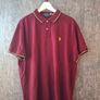 Polo Ralph Lauren Custom Slim Fit Polo - Burgundy Tipped - Size XXL - MINT Image 5