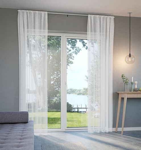 Curtain 1x140x300 white brand new