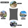 Celinasun Waterproof Awning with Solar Protection Grey 2x3M Image 2