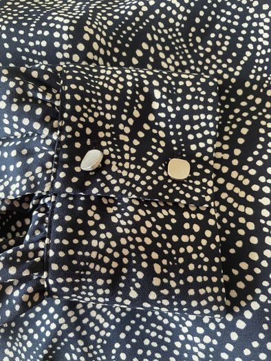 Dunnes Top Navy White Mix