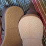 Dubarrys taupe ankle boots with gold decorative zip Image 7