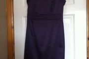 Purple Satin Dress - Size 12