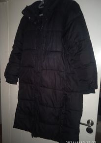 womens long puffer jacket