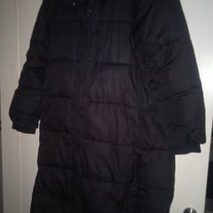 womens long puffer jacket